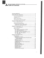 Предварительный просмотр 3 страницы Mitsubishi CK-32310 Owner'S Manual