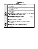 Preview for 4 page of Mitsubishi CLEANSUI Instruction Manual