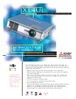 Preview for 1 page of Mitsubishi ColorView XL4U Brochure & Specs