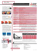 Preview for 2 page of Mitsubishi ColorView XL4U Brochure & Specs