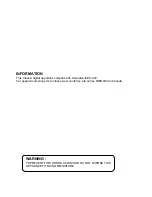 Preview for 2 page of Mitsubishi CP8000DW Operation Manual