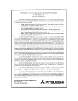 Предварительный просмотр 21 страницы Mitsubishi CS-13103 Owner'S Manual