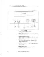 Предварительный просмотр 14 страницы Mitsubishi CS-27209 Owner'S Manual