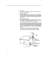 Предварительный просмотр 8 страницы Mitsubishi CS-31301 Owner'S Manual