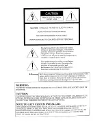 Предварительный просмотр 2 страницы Mitsubishi CS-35805 Owner'S Manual