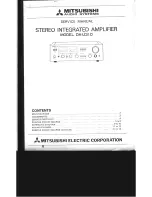 Mitsubishi DA-U310 Service Manual предпросмотр