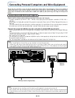 Предварительный просмотр 17 страницы Mitsubishi DATA PROJECTOR User Manual