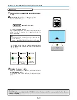 Предварительный просмотр 24 страницы Mitsubishi DATA PROJECTOR User Manual