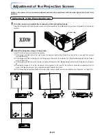 Предварительный просмотр 25 страницы Mitsubishi DATA PROJECTOR User Manual