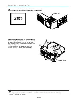 Предварительный просмотр 26 страницы Mitsubishi DATA PROJECTOR User Manual