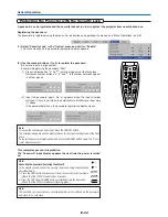 Предварительный просмотр 35 страницы Mitsubishi DATA PROJECTOR User Manual