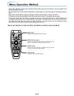 Предварительный просмотр 38 страницы Mitsubishi DATA PROJECTOR User Manual