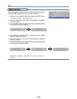 Предварительный просмотр 49 страницы Mitsubishi DATA PROJECTOR User Manual