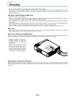 Предварительный просмотр 61 страницы Mitsubishi DATA PROJECTOR User Manual