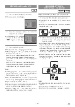 Preview for 20 page of Mitsubishi DD-6040 Owner'S Manual