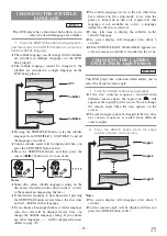 Preview for 25 page of Mitsubishi DD-6040 Owner'S Manual