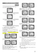 Preview for 31 page of Mitsubishi DD-6040 Owner'S Manual