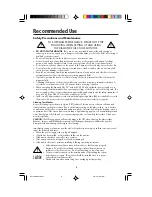 Предварительный просмотр 10 страницы Mitsubishi Diamond Plus 74SB User Manual