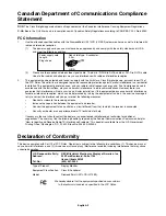 Предварительный просмотр 4 страницы Mitsubishi DiamondPoint UX21LCD User Manual