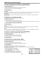 Preview for 42 page of Mitsubishi DLP UD8350LU User Manual