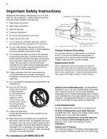 Предварительный просмотр 4 страницы Mitsubishi DLP WD-82CB1 Basic Owner'S Manual