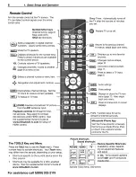 Предварительный просмотр 6 страницы Mitsubishi DLP WD-82CB1 Basic Owner'S Manual