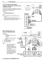 Предварительный просмотр 14 страницы Mitsubishi DLP WD-82CB1 Basic Owner'S Manual