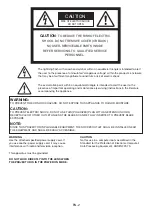 Preview for 2 page of Mitsubishi DLP XD8000LU User Manual