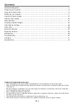 Preview for 3 page of Mitsubishi DLP XD8000LU User Manual