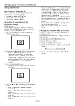 Preview for 12 page of Mitsubishi DLP XD8000LU User Manual