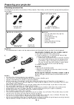 Preview for 6 page of Mitsubishi DLP XD8600U User Manual