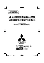 Предварительный просмотр 1 страницы Mitsubishi DNX7200AM4 Instruction Manual