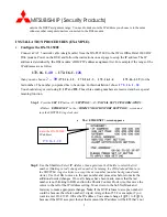 Preview for 3 page of Mitsubishi DX-2500U Setup Instructions