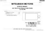 Mitsubishi DY-5MU4R69-T-3 Service Manual предпросмотр