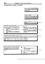 Предварительный просмотр 6 страницы Mitsubishi Eclipse 1990 Service Manual