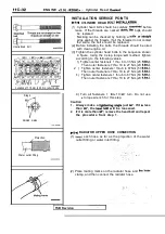 Предварительный просмотр 202 страницы Mitsubishi Eclipse 1990 Service Manual