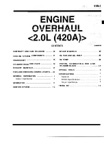 Предварительный просмотр 207 страницы Mitsubishi Eclipse 1990 Service Manual