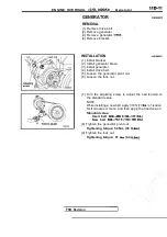 Предварительный просмотр 217 страницы Mitsubishi Eclipse 1990 Service Manual