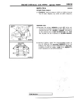 Предварительный просмотр 221 страницы Mitsubishi Eclipse 1990 Service Manual