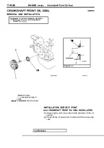 Предварительный просмотр 294 страницы Mitsubishi Eclipse 1990 Service Manual