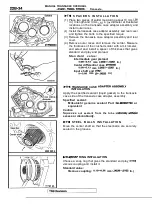 Предварительный просмотр 924 страницы Mitsubishi Eclipse 1990 Service Manual