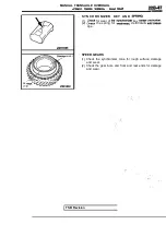 Предварительный просмотр 937 страницы Mitsubishi Eclipse 1990 Service Manual