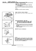 Preview for 1116 page of Mitsubishi Eclipse 1990 Service Manual