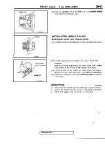 Предварительный просмотр 1525 страницы Mitsubishi Eclipse 1990 Service Manual