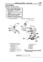 Предварительный просмотр 1599 страницы Mitsubishi Eclipse 1990 Service Manual