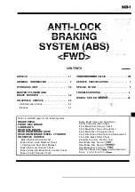 Предварительный просмотр 1689 страницы Mitsubishi Eclipse 1990 Service Manual