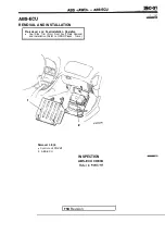 Предварительный просмотр 1761 страницы Mitsubishi Eclipse 1990 Service Manual