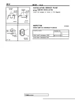 Предварительный просмотр 1828 страницы Mitsubishi Eclipse 1990 Service Manual