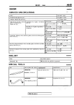 Предварительный просмотр 1857 страницы Mitsubishi Eclipse 1990 Service Manual