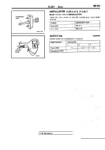 Предварительный просмотр 1877 страницы Mitsubishi Eclipse 1990 Service Manual